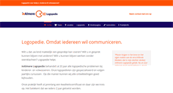 Desktop Screenshot of inalmerelogopedie.nl