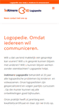 Mobile Screenshot of inalmerelogopedie.nl
